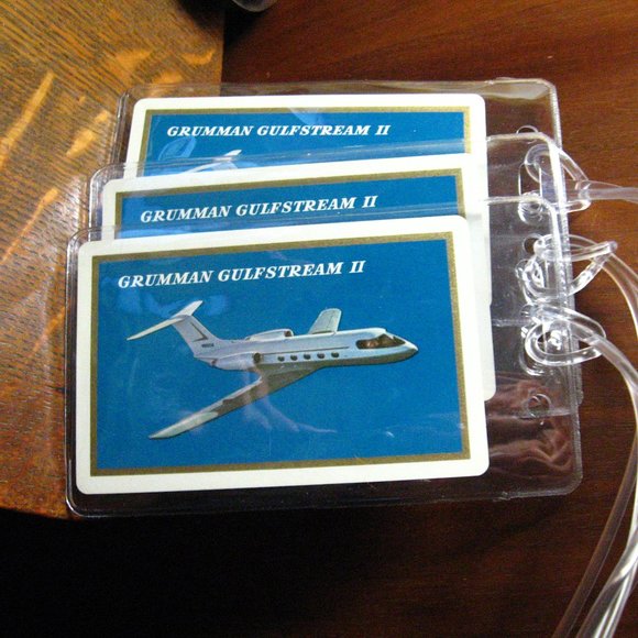 ✈️ Grumman Gulfstream II Luggage Tags - Picture 4 of 8